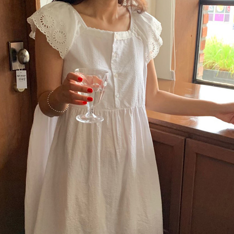 Summer Clothing Stores - Korea Kawaii Lounge Night Dress Summer