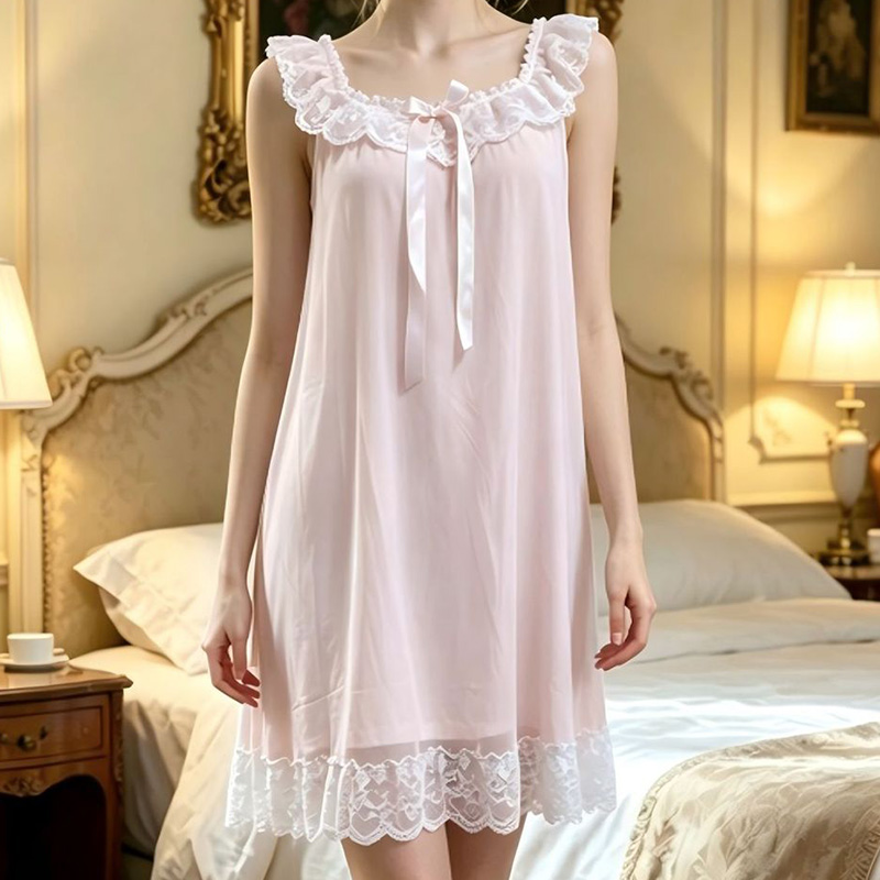 Women Sleeping Gown Sleeveless - Summer Clothing Stores review and price